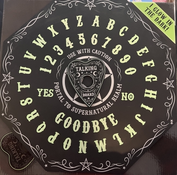 Ouija Black Spirit Board Glow in the Dark